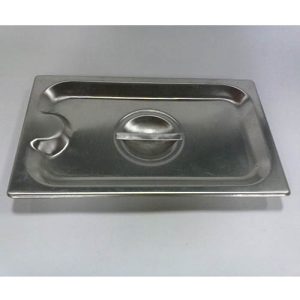 Tapa para Pana de Baño Maria de Acero Inoxidable 2/3 Lisa