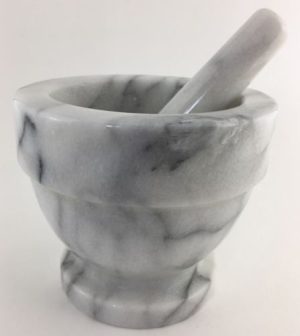 Mortero de marmol 5 1/4" x 4 1/2"
