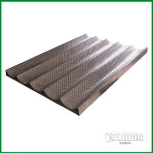 Bandeja de Aluminio para Baguette de 5 Canales de 18"x26"