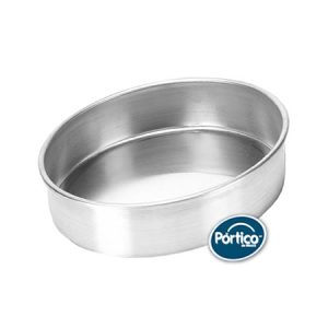 Molde de Aluminio Redondo de 1/2 Lb de Batido de 24 cms