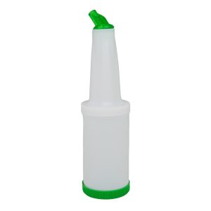 Contenedor Plástico C/Tapa Verde 1 Qt