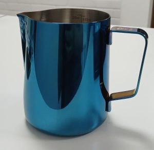 BARISTA: Pichel para Espumar Leche de 12 Onzas Azul