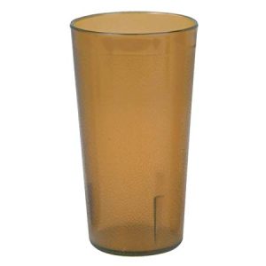 Vaso apilable ambar de policarbonato  16 Oz