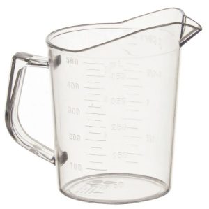 Jarra medidora 1Pt de policarbonato transparente