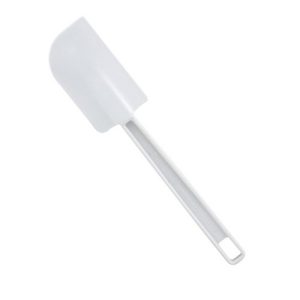 Espatula 10" de silicon blanco