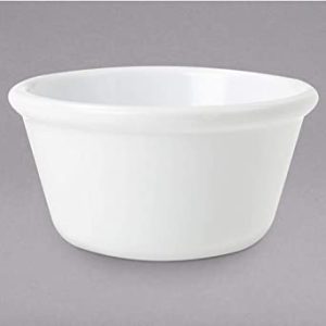 Ramekin de Melamina de 4 Onzas Blanco