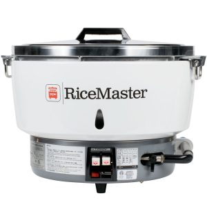 Arrocera Comercial de 55 Tazas de Arroz Crudo/110 Tazas Cocinado a Gas