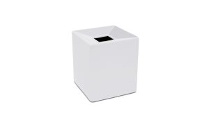 Cubierta para Kleenex en forma de cubo fabricado de porcelana (accesorio para baño)