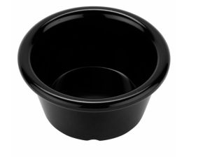 Ramekin de Melamina de 2 Onzas Negro
