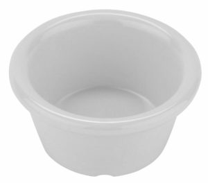 Ramekin de Melamina de 2 Onzas Blanco