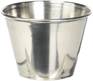 Ramekin de acero inoxidable de 2 1/2 Oz