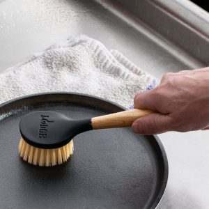 Cepillo 10" de nylon para limpeza de sartenes