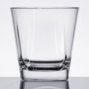 Vaso CUBED tipo Old Fashioned de Plástico SAN de 9 Onzas