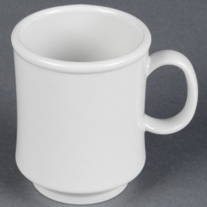 Taza tipo Mug de Tritán de 8 Onzas Blanco