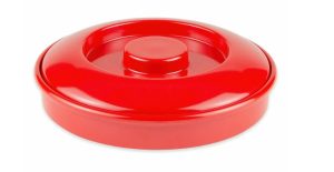 Tortillera con Tapa de Melamina de 7-3/4" Rojo