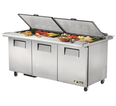 Mesa de Preparación de Ensaladas y Sándwich de 72" 115V/60Hz/1Ph