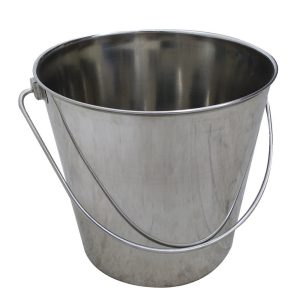 Cubeta acero inox.