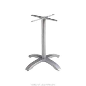 Base de pedestal, aluminio.Gris plateado