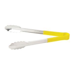 Pinza Acero Inoxidable 12" Amarilla