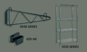 Estante Epoxico de 4 Repisas y Poste de 24"x36"x72"