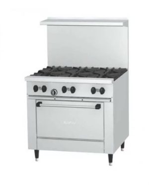 Cocina De 6 Quemadores Con Horno a Gas
