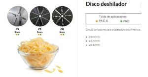 Disco Deshilador de 5 mm.